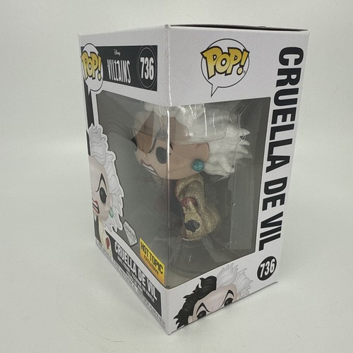Figura Diamante Funko Pop Cruella De Vil Hot Topic Exclusiva #736 - Imagen 2 de 7