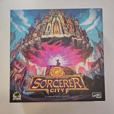 Sorcerer City Tile Laying Game Scott Caputo Druid City Games COMPLETE 