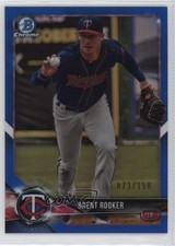 2018 Bowman Draft Chrome Blue Refractor 73/150 Brent Rooker #BDC-191 0qn