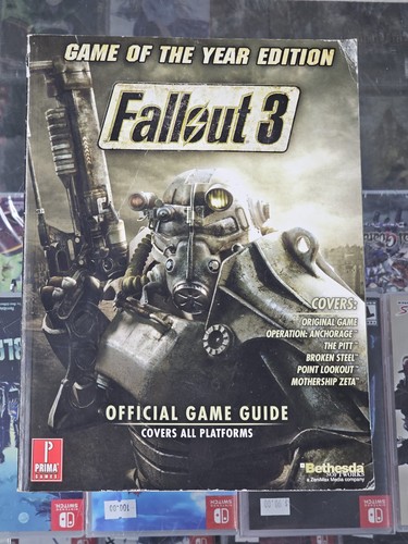 Fallout 3 Game of the Year Edition Prima Official Game Guide + Poster 2009