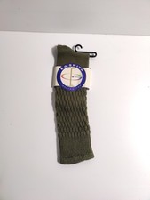 E.G. Smith- Woman's tall socks - olive - 1124 cotton- Made in USA **C6**
