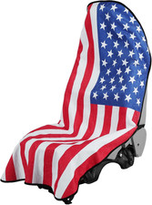 Prpeko Terry Cloth Seat Cover Universal Waterproof Car Sport Towel Seat Cushion