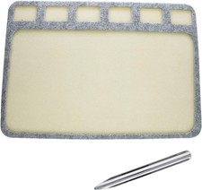 Beading Mat for DIY Hobbies - 8"x11" with 6 Compartments and Soft Surface