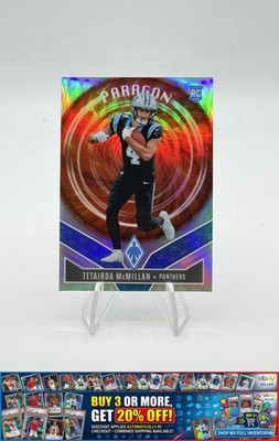 2025 Panini Phoenix Tetairoa McMillan Rookie #16 Paragon Silver Prizm Panthers