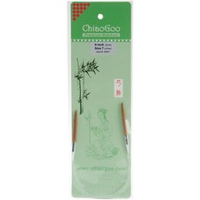 ChiaoGoo Bamboo Circular Knitting Needles 9"-Size 7/4.5mm
