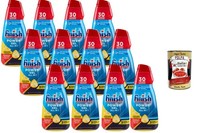 Finish All In 1 Zitrone SpüLmaschinen Gel 12X600Ml GroßPack +Polpa