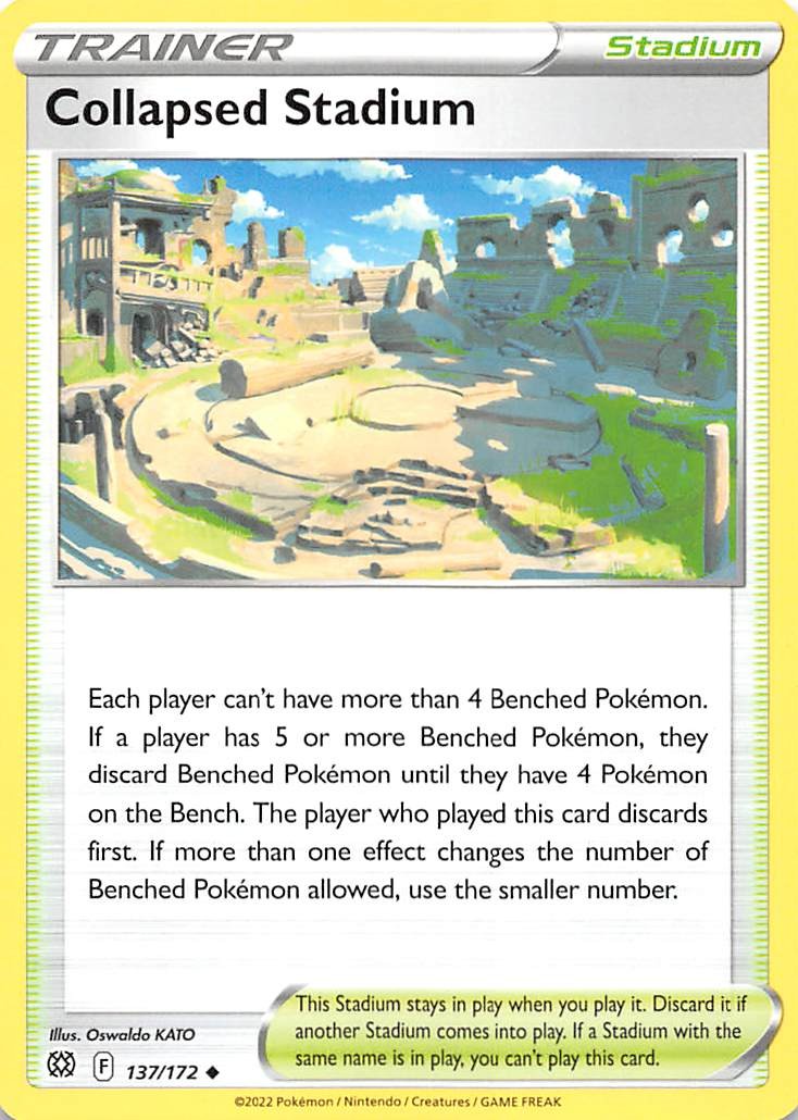 Collapsed Stadium Secret 215/196 SWSH11: Lost Origin Pokemon