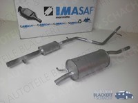 Imasaf Auspuffset Ab Kat für Dacia Logan 1.6 Pickup 2008 | Mitteltopf + Endtopf