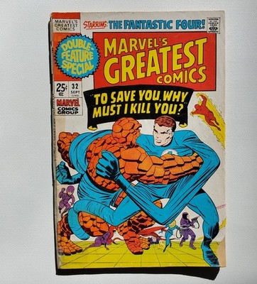 Marvel s Greatest Comics #32 (Marvel Comics, 1971)Starrin : The Fantastic Four