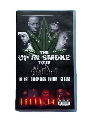 The Up In Smoke Tour / Dr Dre Snoop Dogg Eminem Ice Cube / K7 VHS Secam / 2000