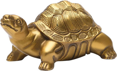 Millennium Brass Turtle Statue Gold Desk Home Indoor Outdoor Decorative Collecti