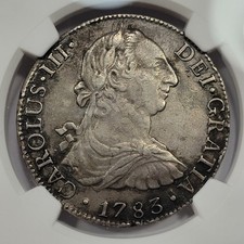 8 Reales NGC 1783 Year Colonial Mexico Coins (Pre - 1821) for sale