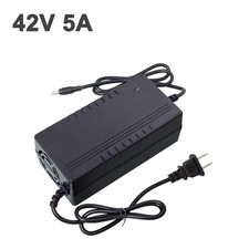 42V 5A Smart Charger DC 5.5x2.1mm Plug for 36V Bicycle Lithium Li-ion Battery US