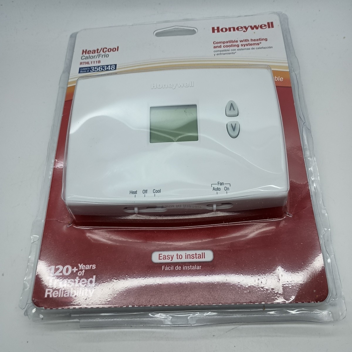 Honeywell Home RTHL111B Non-Programmable Electric Heat/Cool 
