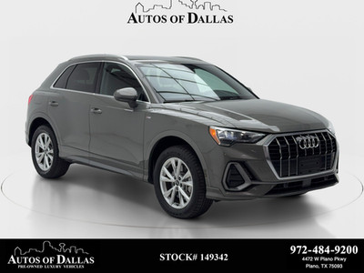 2022 Audi Q3 Premium S Line CAM,PANO,HTD STS,BLIND SPOT