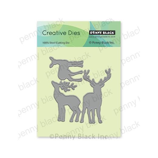 Penny Black Creative Cutting Dies - Antlers 51-798