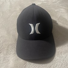 Hurley Men's The Classics Hat Baseball Cap Black White Mesh Trucker Adjustable