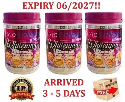 3x Phyto Collagen King of Whitening Anti-Aging 19x Stemcell Latest Stocks By DSM
