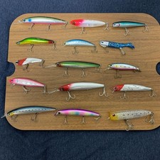 Set-upper, ibration, minnow, popper, worm, salt pencil