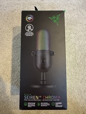 Razer Seiren V3 Chroma RGB USB Mic New Gaming Streaming Microphone
