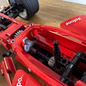 LEGO Racers Ferrari F1 Racer 1:10 8386 In 2004 Used Retired Complete