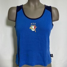 Puma x Neil Barrett Italy National Soccer Blue Tank Top Jersey Women's SMALL