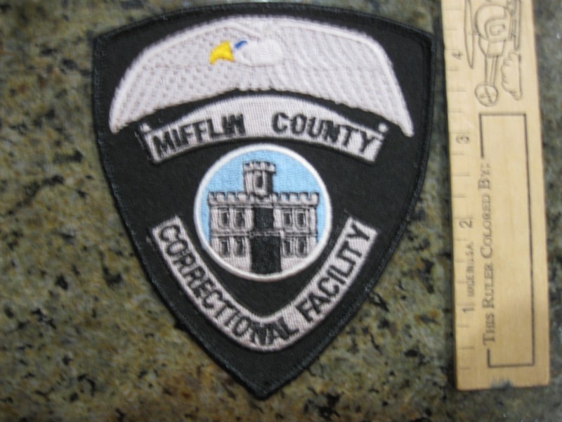 Mifflin Co Corrections Jail Sheriff Pennsylvania Police patch PA