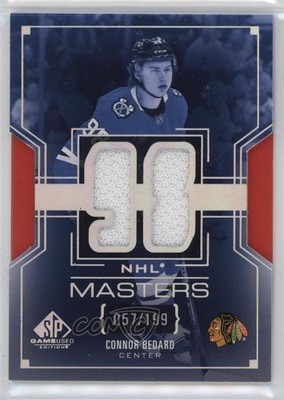 2025 Upper Deck SP Game Used Edition NHL Masters Jersey /199 Connor Bedard 1tj3
