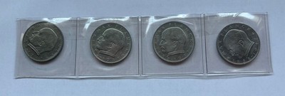 Stück 4 Gedenkmünzen Max Planck aus Deutschland aus  den Jahren 1958 und 1963