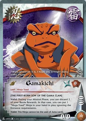 Gamakichi - N-US072 - Common - Unlimited Edition - Spiral Foil The Chosen NM/LP 
