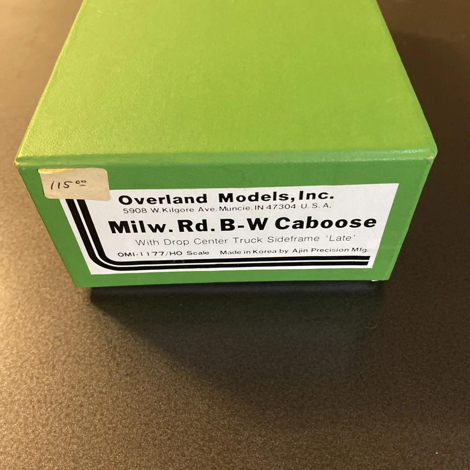 HO Brass Model OMI 1177 Milwaukee B-W Bay Window Caboose Late Unpainted AJIN - Image 3 of 3