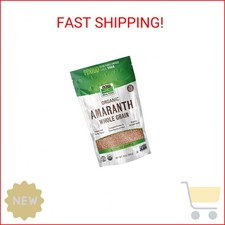 NOW Foods, Organic Amaranth Whole Grain, Source of Protein and Fiber, Gluten-Fre