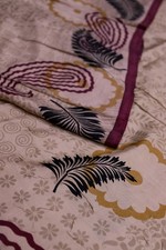 Vintage Silk Saree for Crafting, Sewing, Quilting, Upcycled Projects SS3128