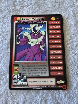 #ad DBZ Dragon Ball Z Cooler The Mighty M2 CCG Limited Cooler#x27;s Revenge Promo HP $1.99