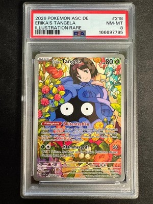 Erika's Tangela IR #218 Ascended Heroes DE PSA 8 