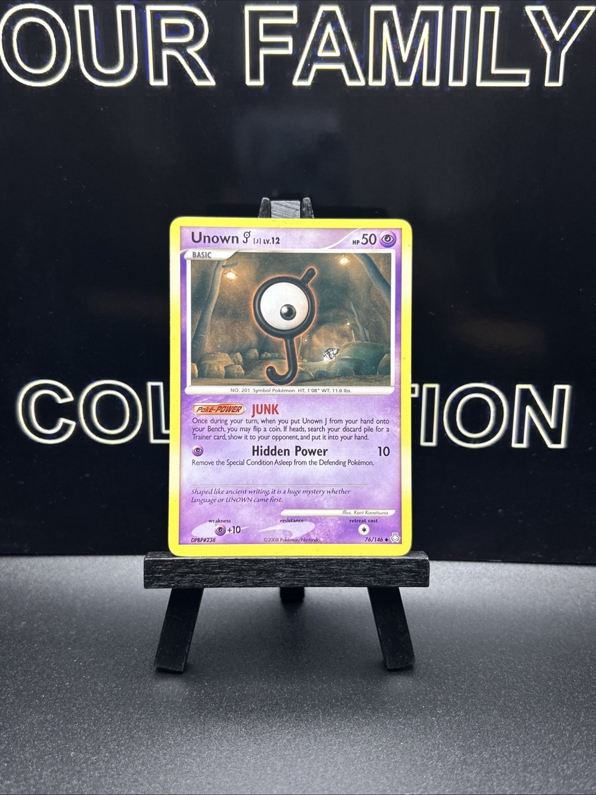 Pokemon Unown 76/146 Legends Awakened Uncommon LP Condition