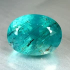 8.82 CTS 13x10mm WOUNDERFUL FIRE SPARKLING 100% NATURAL BLUE APATITE GEMSTONE