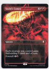 MTG Sozin's Comet (0332) (Borderless) M 332 Near Mint