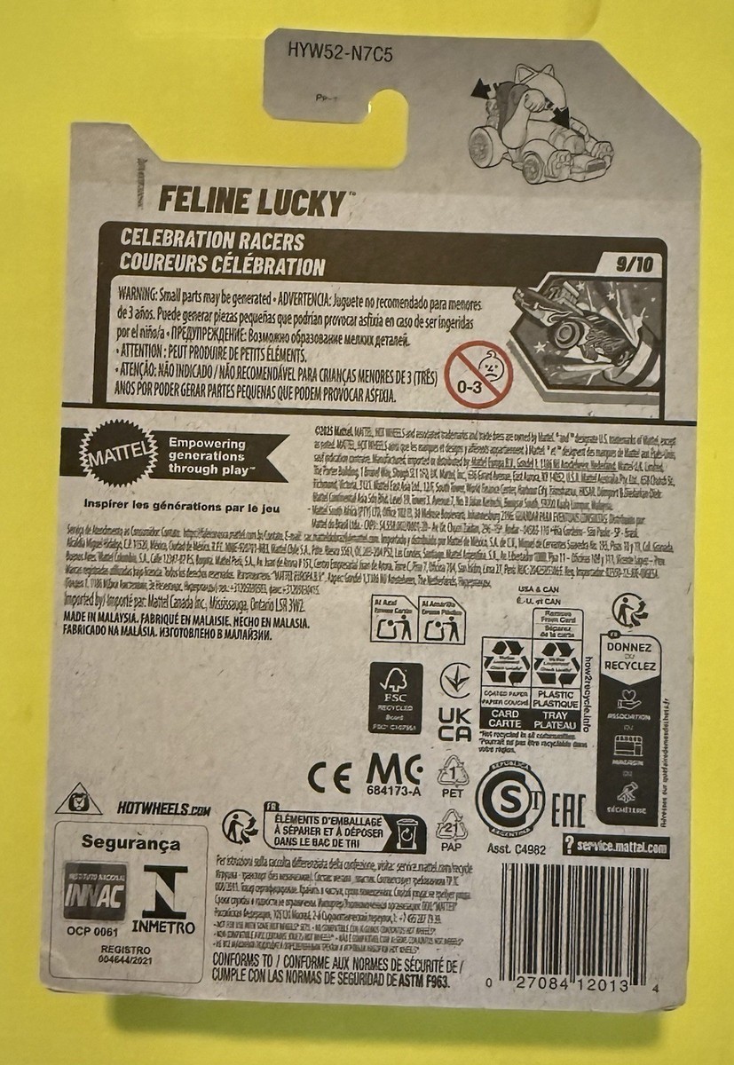◇ Happy lucky ① Hot Wheels 2025 Feline Lucky Cat Maneki-Neko