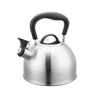 Stahlkessel Mit Pfeife FüR Gasinduktion, 1,8 L, Silberfarben, Maestro MR-1336
