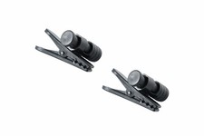 DLECNFUN 2pcs Portable Balck Headset Wire Clip Clamp, Fixed Cable on Black