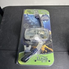 Tusa Sport Pro Series Imprex 3D Blue Snorkel Mask Combo Blue Read