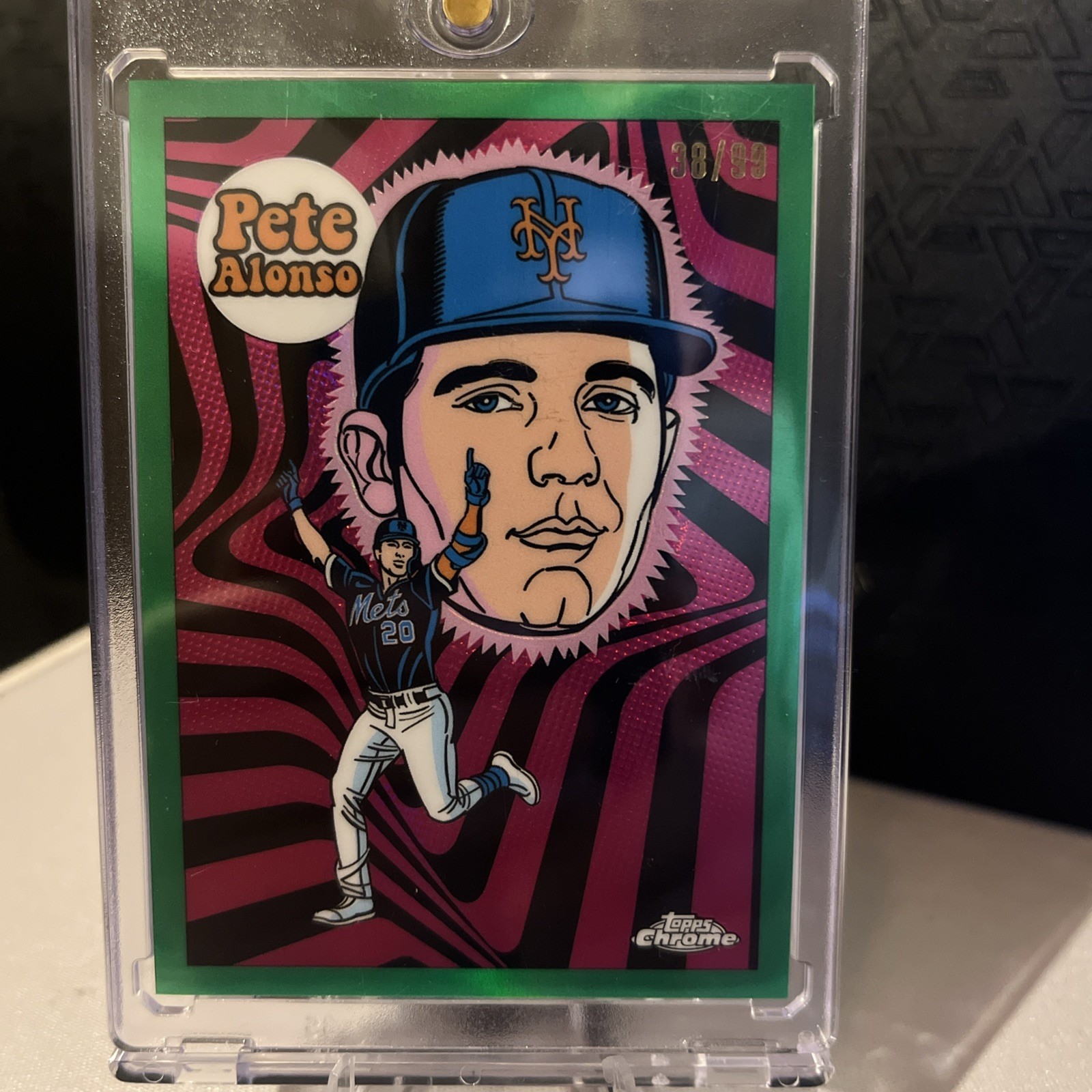 2023 Topps Chrome - Ultraviolet All-Stars Pete Alonso #UV-8 Green Refractor /99