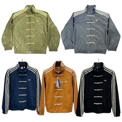 Freizeitjacke Unisex Snake Year Truck Jacke Stehkragen Vielseitig GestreiftJacke