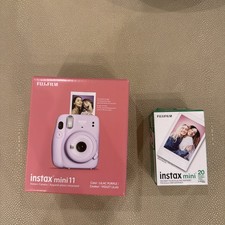 FUJIFILM INSTAX Mini 11 Instant Film Camera Lilac Purple - with film-BRAND NEW