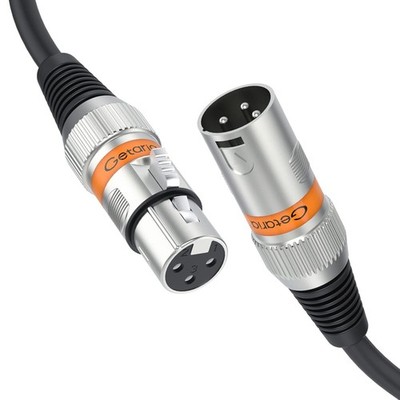 Symmetrisches XLR-Kabel 2er-Pack, 100 cm, Podcast & Studio