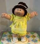 Cabbage Patch Kids_1985 KT HM9_Dark Single Pony Hair and Brown Eyes CPK Outfit