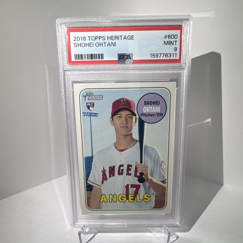 2018 Topps Heritage High Number - Shohei Ohtani #600 (RC) PSA 9