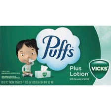 Puffs Plus Lotion Facial Tissue With Vick's Scent (88-Count) Pack of 24 Puffs