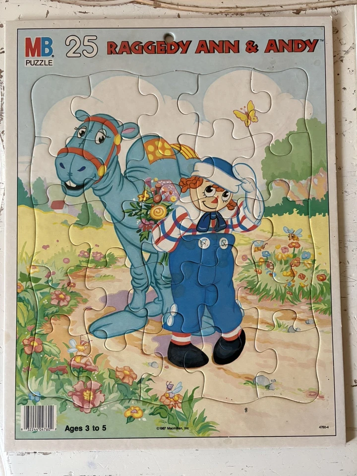 Lote De 5 Rompecabezas De Colección 1987 Milton Bradley Bugs Bunny Bozo El Payaso Foto 2 de 4